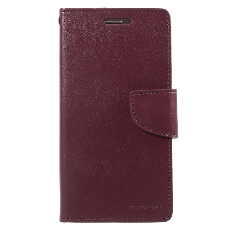 

MERCURY GOOSPERY Bravo Diary Magnetic Leather Casing for Samsung Galaxy A5 (2017) SM-A520F - Wine Red