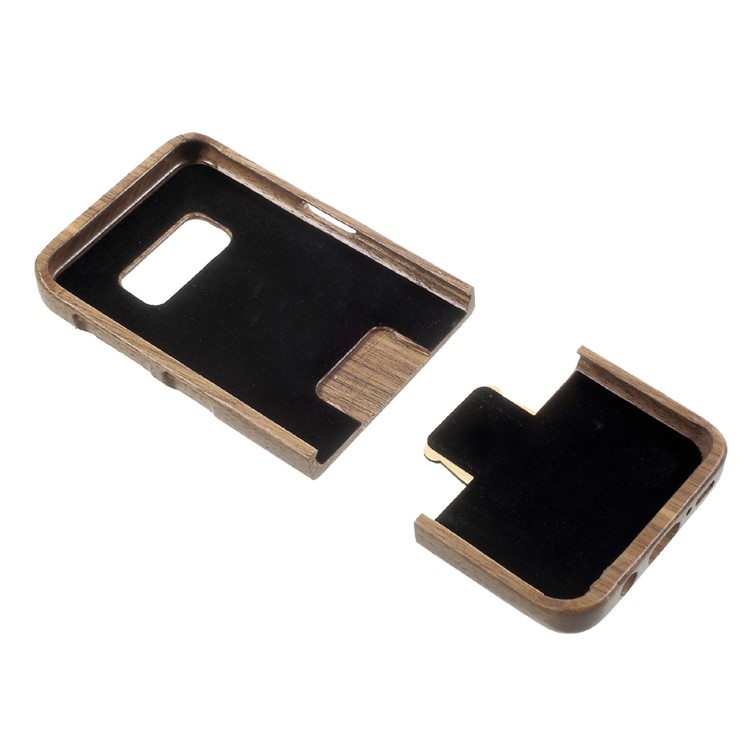 Detachable Handmade Wood Hard Case for Samsung Galaxy S8 Plus G955 - Coffee-9