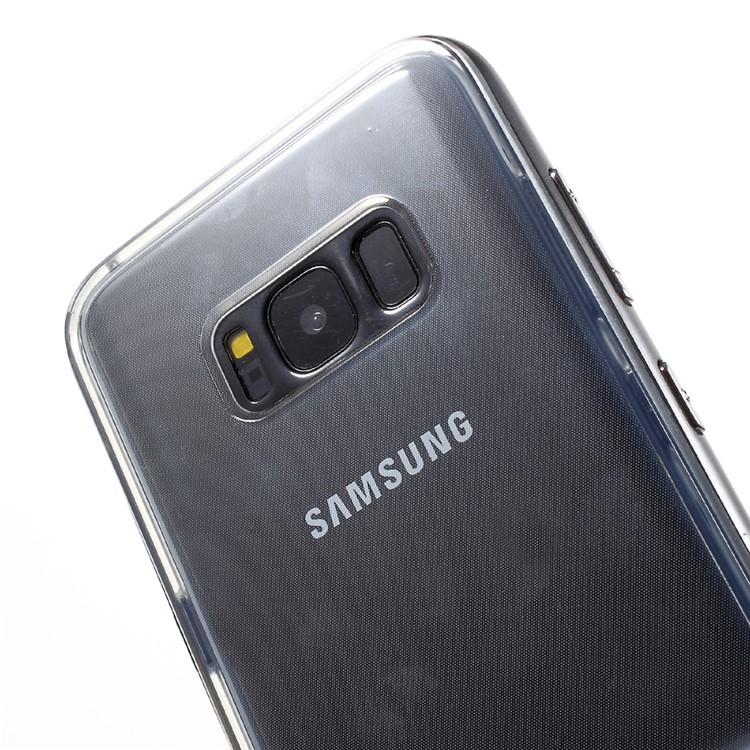 2-in-1 Detachable PC Frame + TPU Back Kickstand Shell Cover for Samsung Galaxy S8 SM-G950 - Black-6