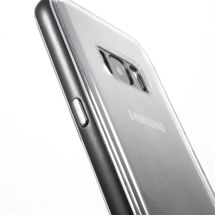 2-in-1 Detachable PC Frame + TPU Back Kickstand Shell Cover for Samsung Galaxy S8 SM-G950 - Black-7