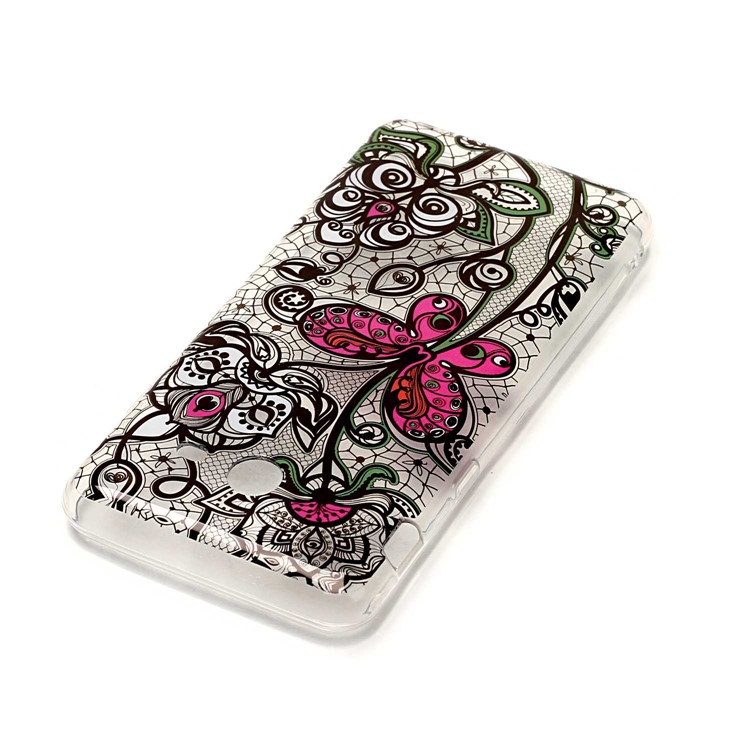 Pattern Printing IMD TPU Case for Samsung Galaxy J5 (2017) - Butterfly Flower-3