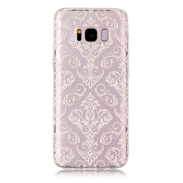 Pattern Printing IMD TPU Case for Samsung Galaxy S8 SM-G950 - Damask Pattern-3