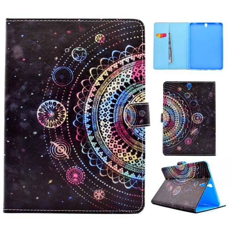 

Leather Wallet Patterned Cover for Samsung Galaxy Tab S3 9.7-inch T820 - Beautiful Ethnic Pattern