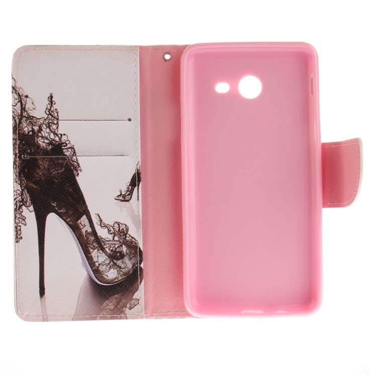 Wallet Leather Stand Cover for Samsung Galaxy J5 (2017) - High-heeled Shoes-10
