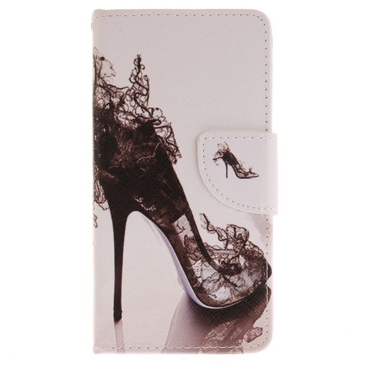 Wallet Leather Stand Cover for Samsung Galaxy J5 (2017) - High-heeled Shoes-2
