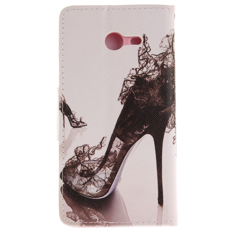 Wallet Leather Stand Cover for Samsung Galaxy J5 (2017) - High-heeled Shoes-3