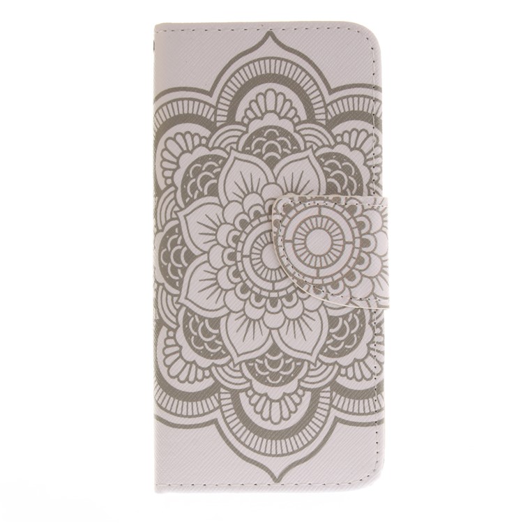 Wallet Leather Stand Case for Samsung Galaxy S8 SM-G950 - Mandala Flowers-2