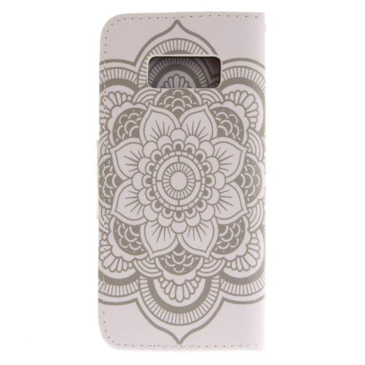 Wallet Leather Stand Case for Samsung Galaxy S8 SM-G950 - Mandala Flowers-3