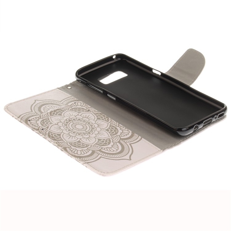 Wallet Leather Stand Case for Samsung Galaxy S8 SM-G950 - Mandala Flowers-8