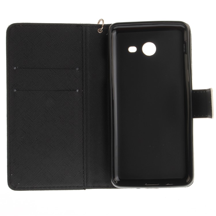 Patterned Leather Wallet Case for Samsung Galaxy J5 (2017) - Adorable Panda-10