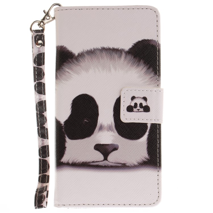 Patterned Leather Wallet Case for Samsung Galaxy J5 (2017) - Adorable Panda-2