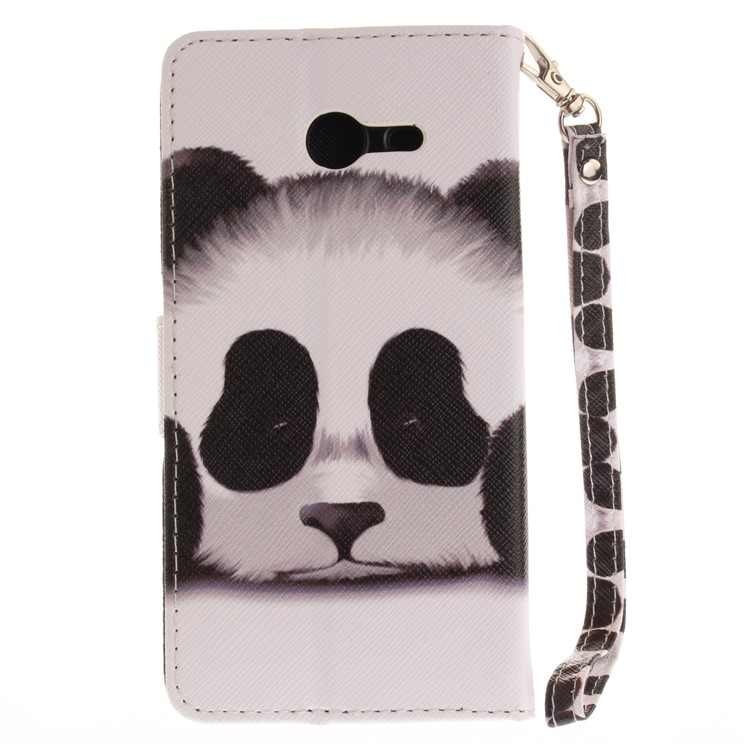 Patterned Leather Wallet Case for Samsung Galaxy J5 (2017) - Adorable Panda-3