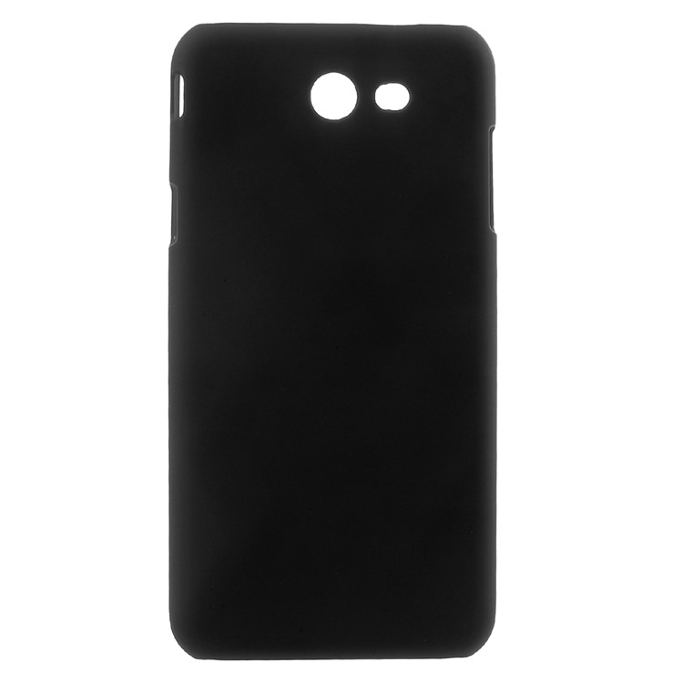 Rubberized Hard Plastic Case for Samsung Galaxy J7 (2017) - Black-1