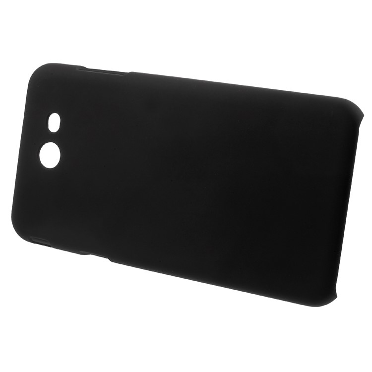 Rubberized Hard Plastic Case for Samsung Galaxy J7 (2017) - Black-2