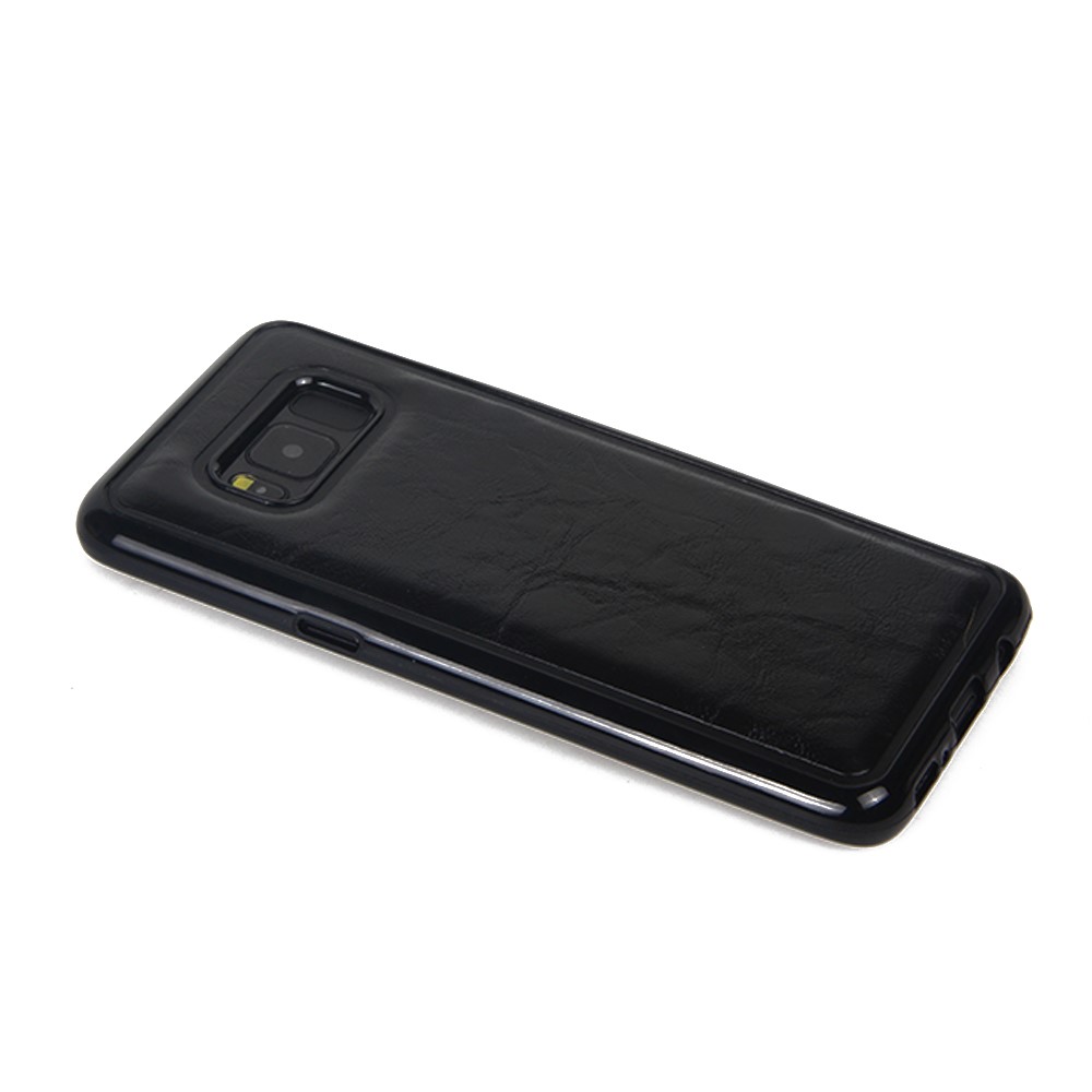 2-in-1 Movable TPU Case + Crazy Horse Leather Wallet Shell for Samsung Galaxy S8 Plus G955 - Black-2
