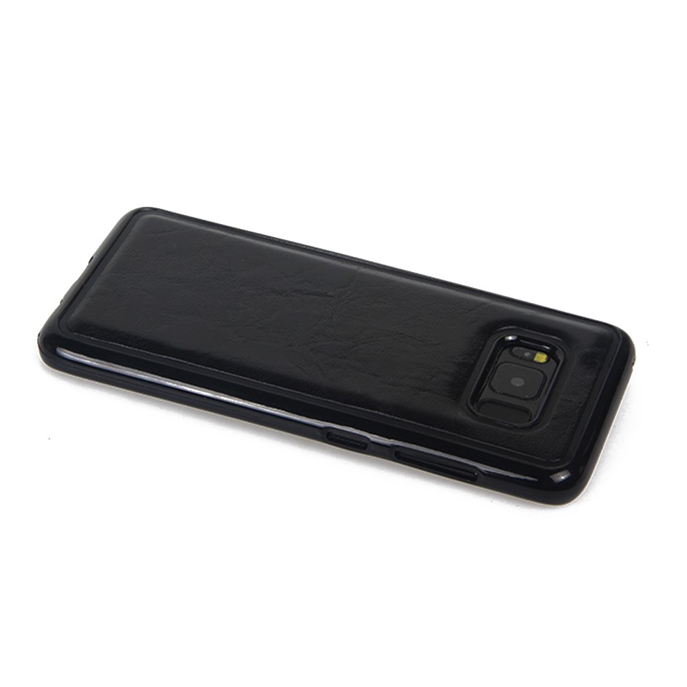 2-in-1 Movable TPU Case + Crazy Horse Leather Wallet Shell for Samsung Galaxy S8 Plus G955 - Black-3