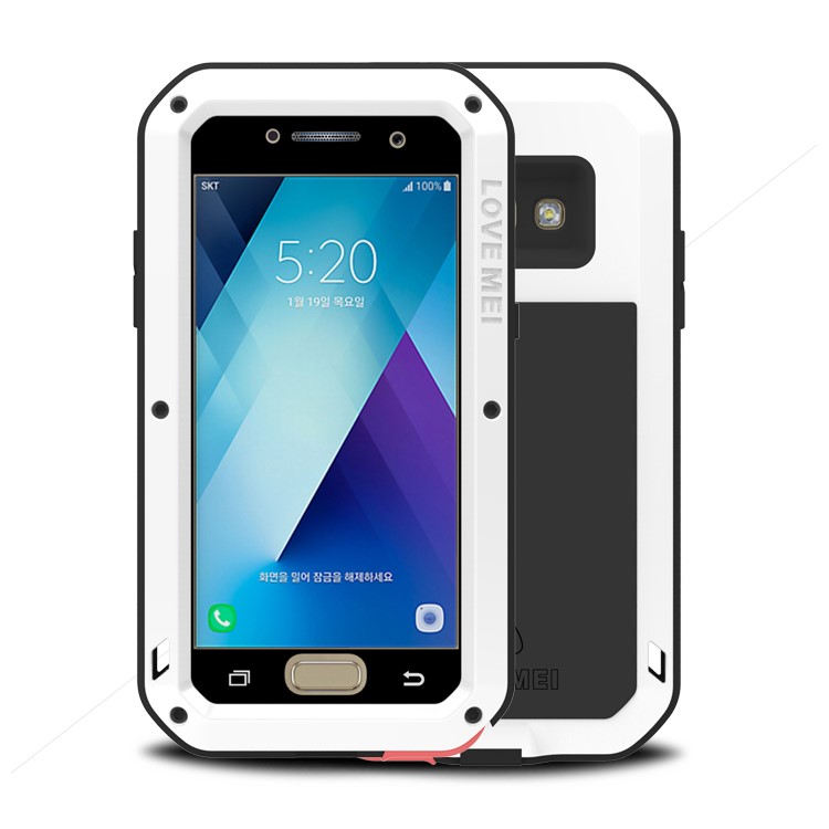 LOVE MEI Powerful Shockproof Dropproof Dustproof Mobile Casing for Samsung Galaxy A5 (2017) - White-1