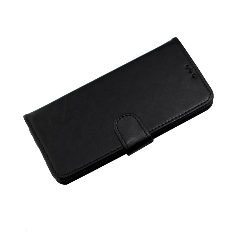 Crazy Horse PU Leather Wallet Stand Phone Case for Samsung Galaxy S8 G9500/G950 - Black-7
