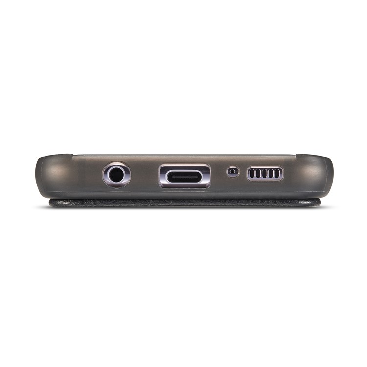 CASEME Movable 2-in-1 Multi-slot Wallet Retro Split Leather Mobile Cover for Samsung Galaxy S8+ G955 - Grey-11