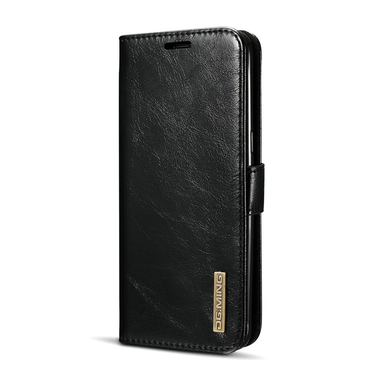 DG.MING Detachable 2-in-1 Genuine Leather Phone Case for Samsung Galaxy S8 G950 - Black-3