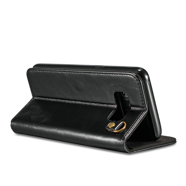 DG.MING Detachable 2-in-1 Genuine Leather Phone Case for Samsung Galaxy S8 G950 - Black-9