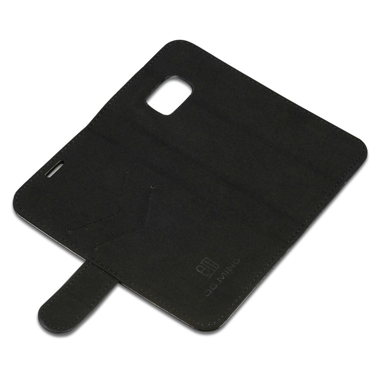 DG.MING Detachable 2-in-1 Genuine Leather Mobile Casing for Samsung Galaxy S7 G930 - Black-13