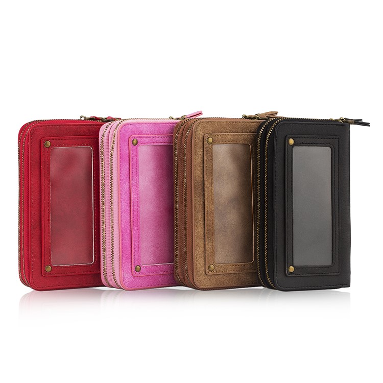 Leather Wallet + Detachable TPU Back Case for Samsung Galaxy S8 SM-G950 - Black-19