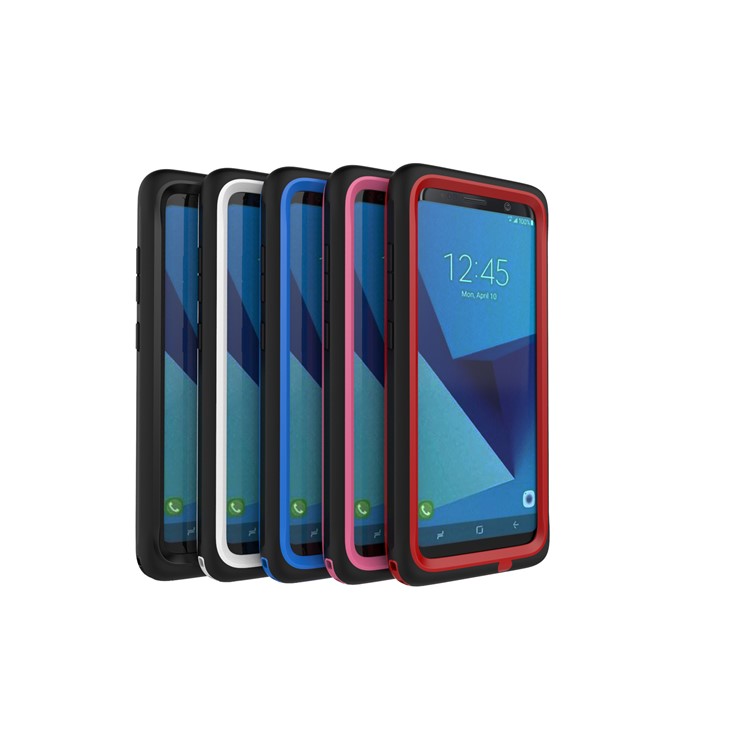 2M Underwater Waterproof PC+TPU Phone Casing for Samsung Galaxy S8+ G955 with Responsive Buttons - Red-11