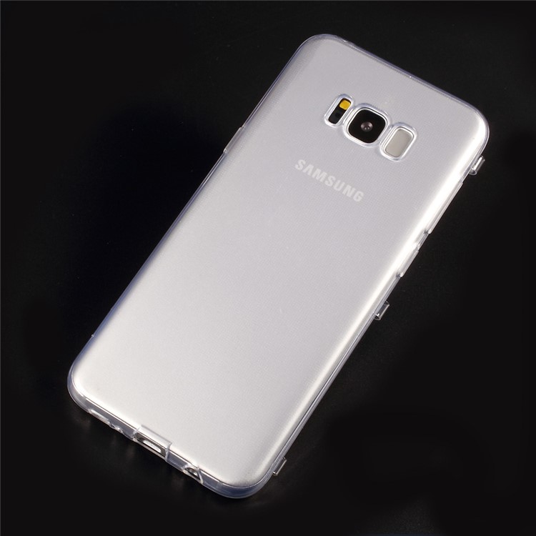 Folio Style TPU Protective Case for Samsung Galaxy S8+ G955 - Transparent-4
