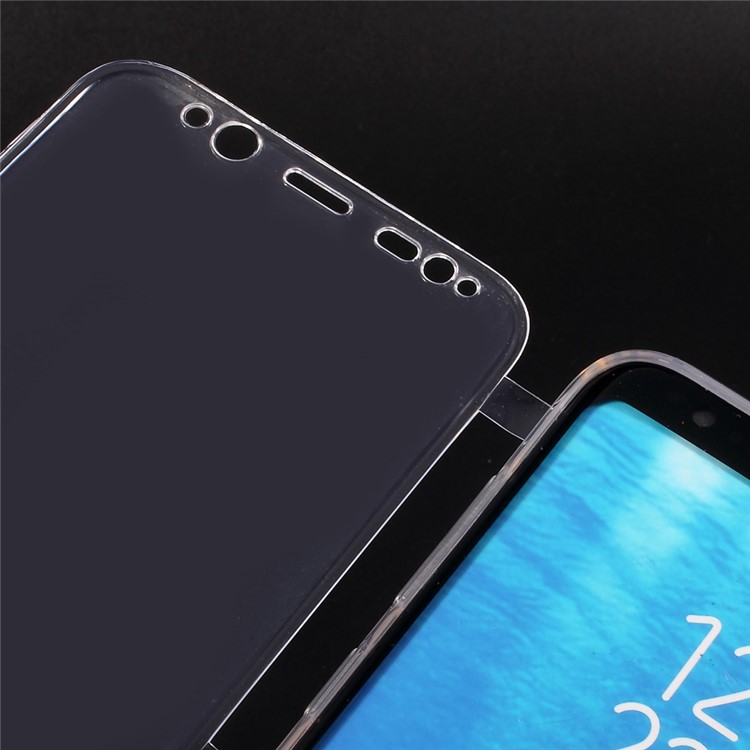 Folio Style TPU Protective Case for Samsung Galaxy S8+ G955 - Transparent-7