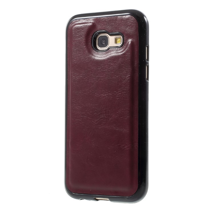 Leather Wallet + Detachable TPU Back Case for Samsung Galaxy A5 (2017) SM-A520 - Wine Red-8