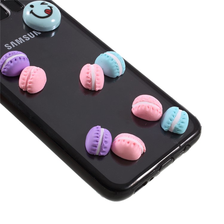 TPU + Acrylic Protective Case with Three-dimensional Pattern for Samsung Galaxy S8 SM-G950 - Macaroons and Smile-5