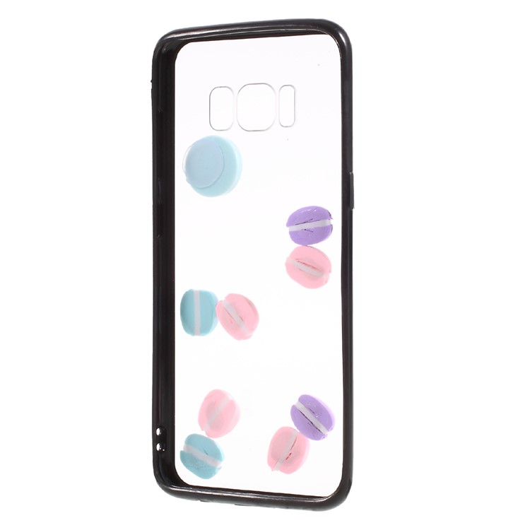 TPU + Acrylic Protective Case with Three-dimensional Pattern for Samsung Galaxy S8 SM-G950 - Macaroons and Smile-6