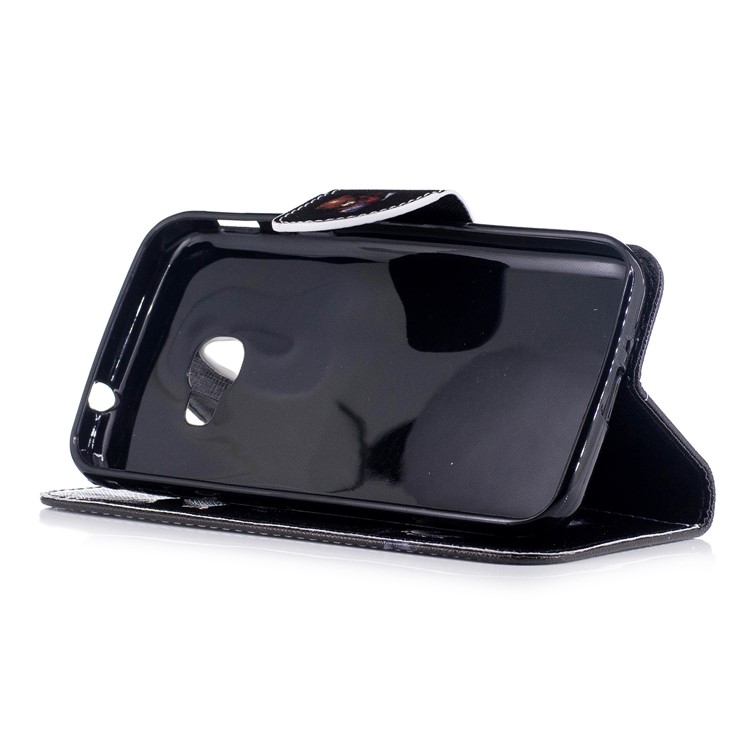 Printing Pattern Wallet Leather Cell Phone Casing with Stand for Samsung Galaxy Xcover 4s / Xcover 4 SM-G390F - Brown Bear-5