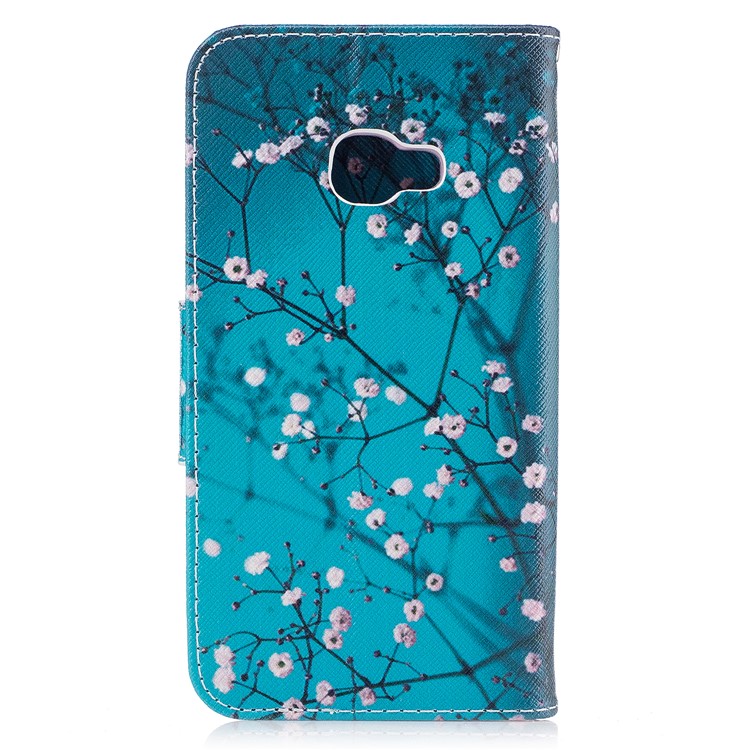 Pattern Printing Wallet Leather Stand Magnetic Cover for Samsung Galaxy Xcover 4s / Xcover 4 SM-G390F - Tree with Flowers-3