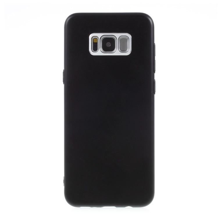 Rubberized Soft TPU Cover for Samsung Galaxy S8 Plus G955 - Black-2