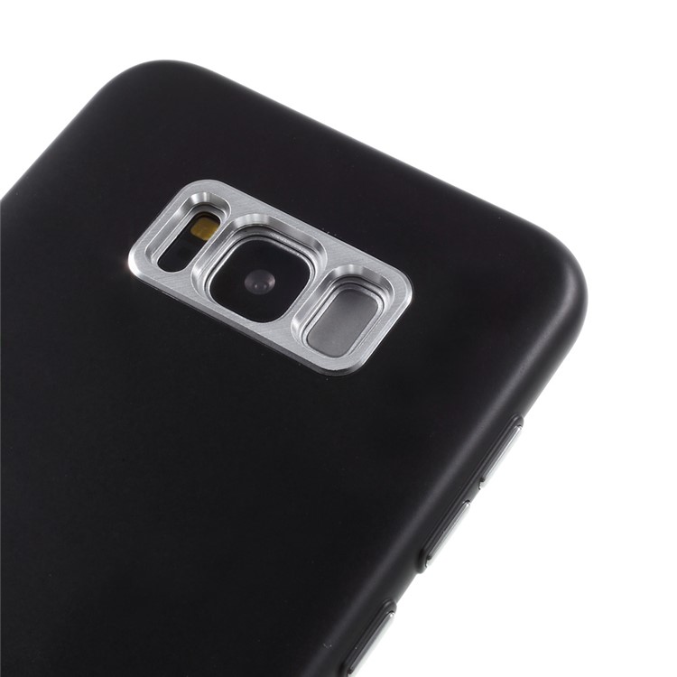 Rubberized Soft TPU Cover for Samsung Galaxy S8 Plus G955 - Black-3