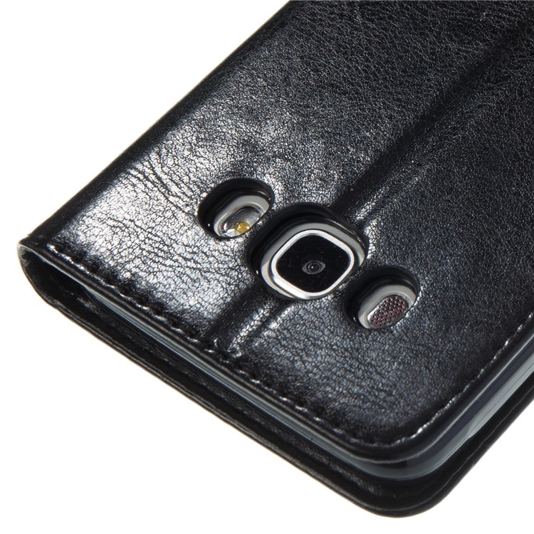 Imprint Colored Butterfly and Flower Leather Case Accessory for Samsung Galaxy J5 (2016) J510 - Black-3