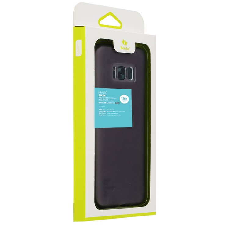 BENKS Skin Series Translucent Soft TPU Phone Shell for Samsung Galaxy S8 SM-G950 - Black-6