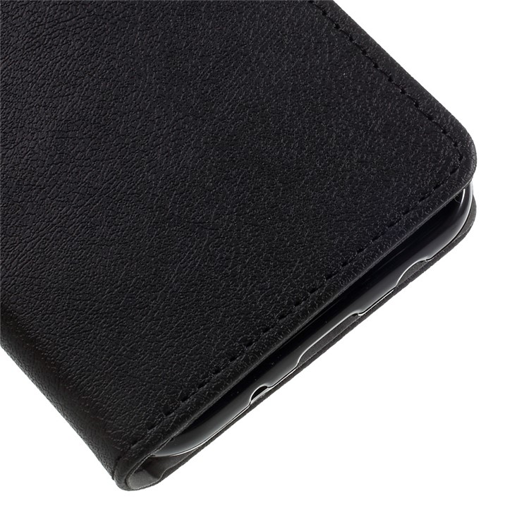 Wallet Leather Phone Cover with Stand for Samsung Galaxy J3 (2017) EU Version - Black-6