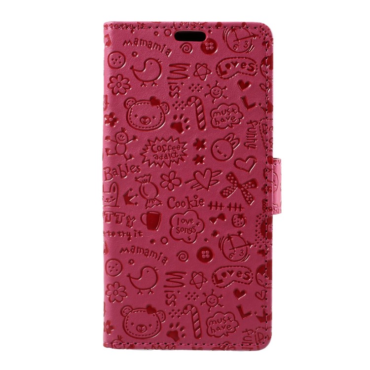 

Cartoon Graffiti Wallet Leather Case Accessory for Samsung Galaxy J5 (2017) EU Version - Rose, Galaxy J5 (2017)