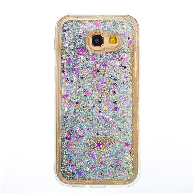Dynamic Liquid Glitter Powder Quicksand TPU Phone Case for Samsung Galaxy A5 (2017) SM-A520F - Silver-2