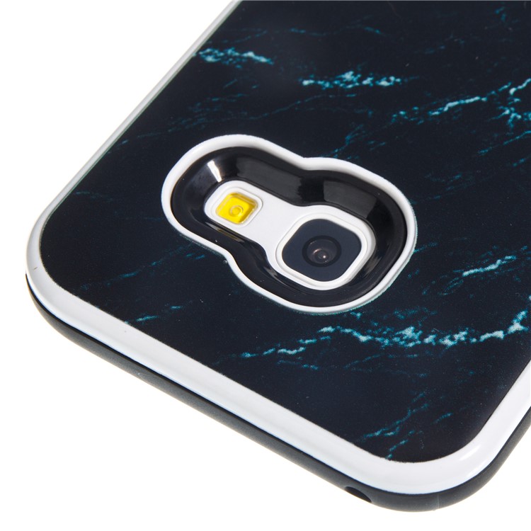 For Samsung Galaxy A3 (2017) Marble Texture Detachable 2-In-1 TPU+PC Phone Cover - Black-7