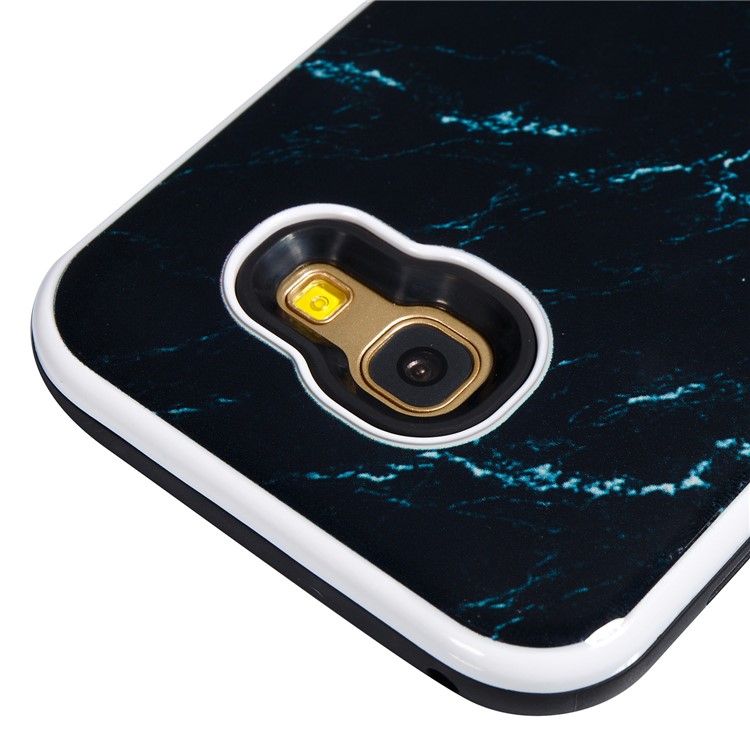 For Samsung Galaxy A5 (2017) Marble Texture Detachable 2-In-1 TPU+PC Phone Cover - Black-6
