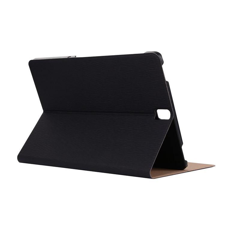 Tree Skin Leather Stand Tablet Case for Samsung Galaxy Tab S3 9.7 - Black-6