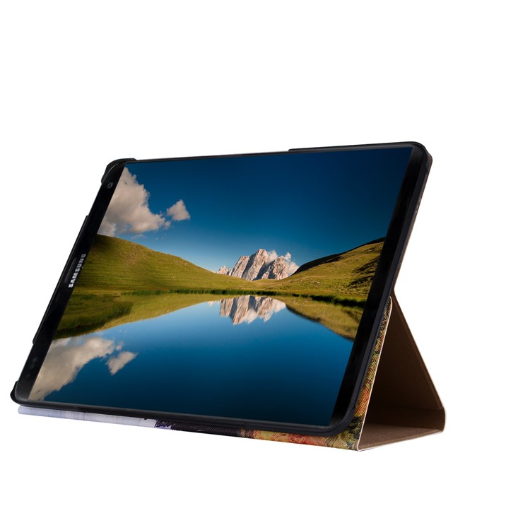 Printing Leather Stand Case for Samsung Galaxy Tab S3 9.7 - Tree-5