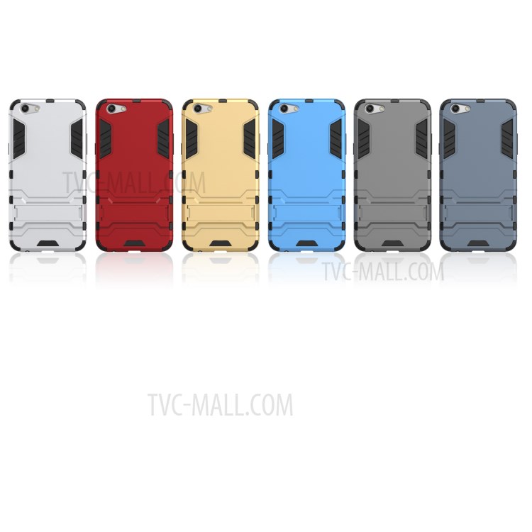 Cool Guard Plastic TPU Hybrid Case for Samsung Galaxy J7 (2017) EU Version - Silver-3