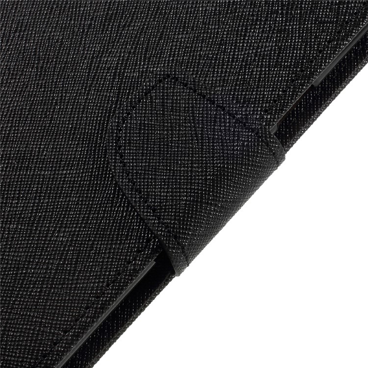 MERCURY GOOSPERY PU Leather Wallet Phone Cover for Samsung Galaxy C9 Pro - Black-9