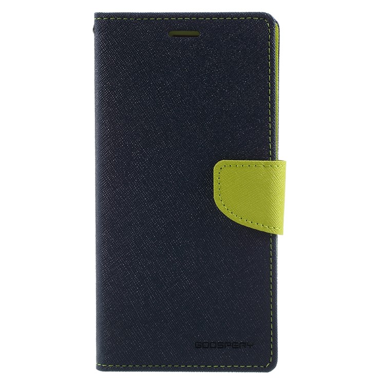 

MERCURY GOOSPERY PU Leather Wallet Phone Case with Stand for Samsung Galaxy C9 Pro - Dark Blue