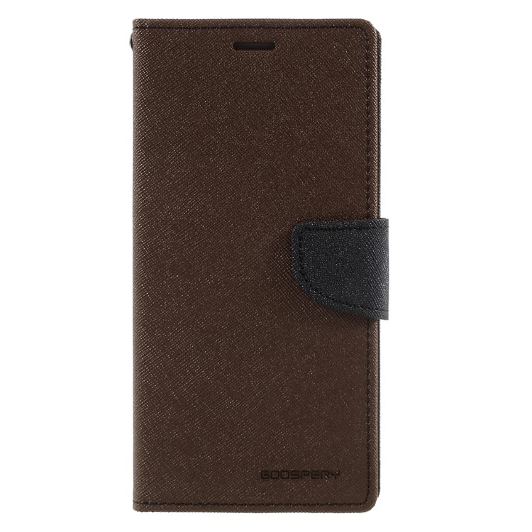 

MERCURY GOOSPERY PU Leather Wallet Stand Protective Mobile Phone Casing for Samsung Galaxy C9 Pro - Brown